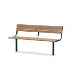 Latinerkvarteret 3 Seater Public Backrest Bench