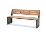 Indre By 4 Seater Public Backrest Bench