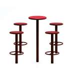 Sydhavn Bar Set: Table & 4 Bar Stools