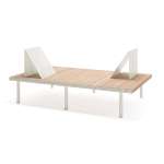 Holmen 2 Seater Public Lounge Bench