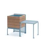 Østerbro Outdoor Stool w/ Planter Box