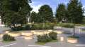 Valby round bench